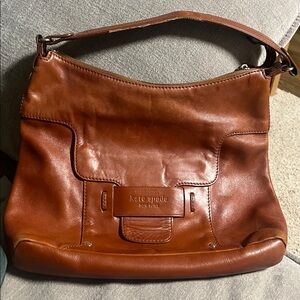 Kate Spade Savona Distressed Leather Hobo Bag vintage